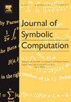 JOURNAL OF SYMBOLIC COMPUTATION杂志封面